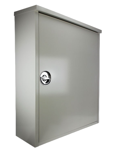 König 2er Schutzschrank Box f. Feuerlöscher Schrank Weiß - Brandschutzschrank Schläuche